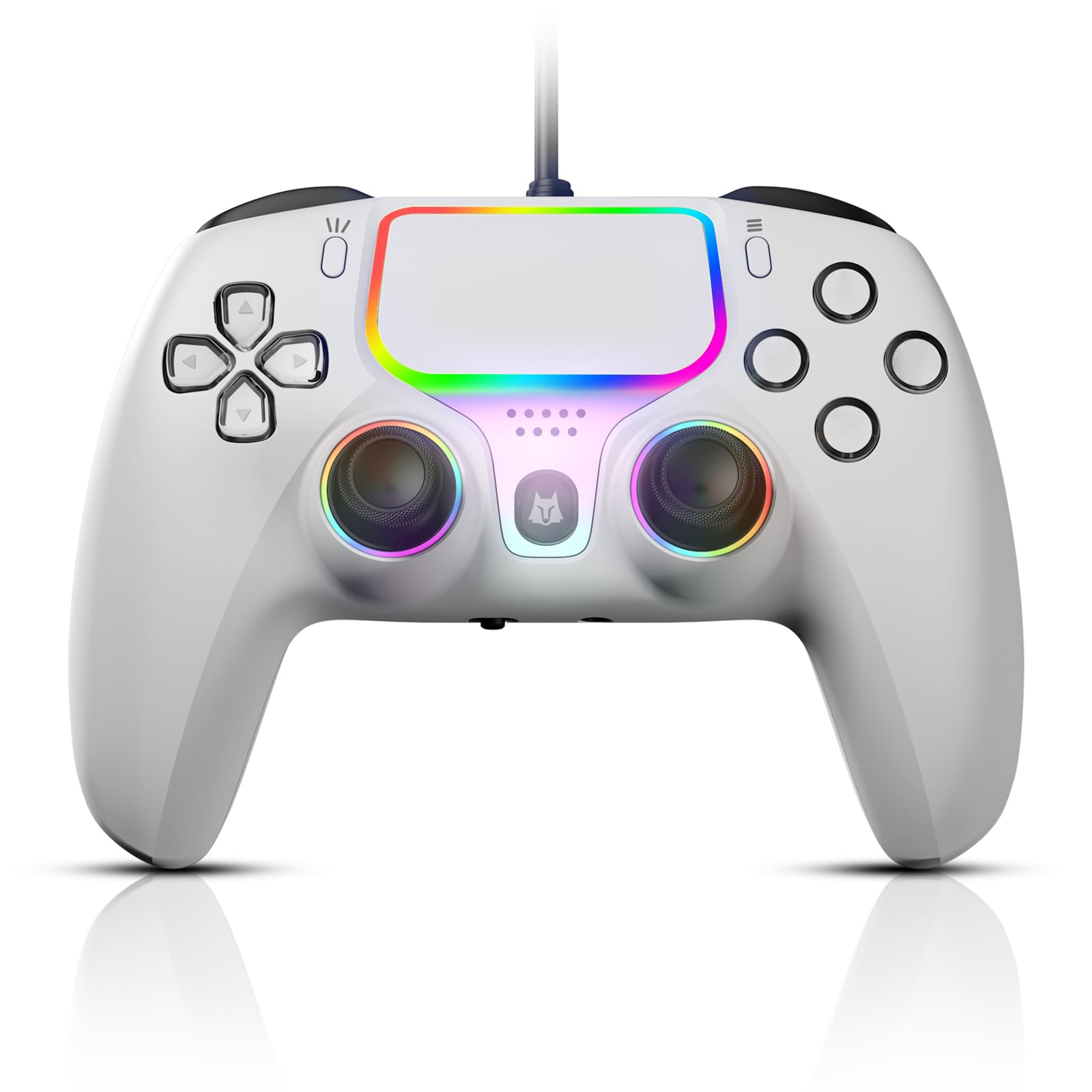 PS5,PS4 ゲームセット Amazon.com: NBCP Wired PS5 Controller-Gaming Controller for
